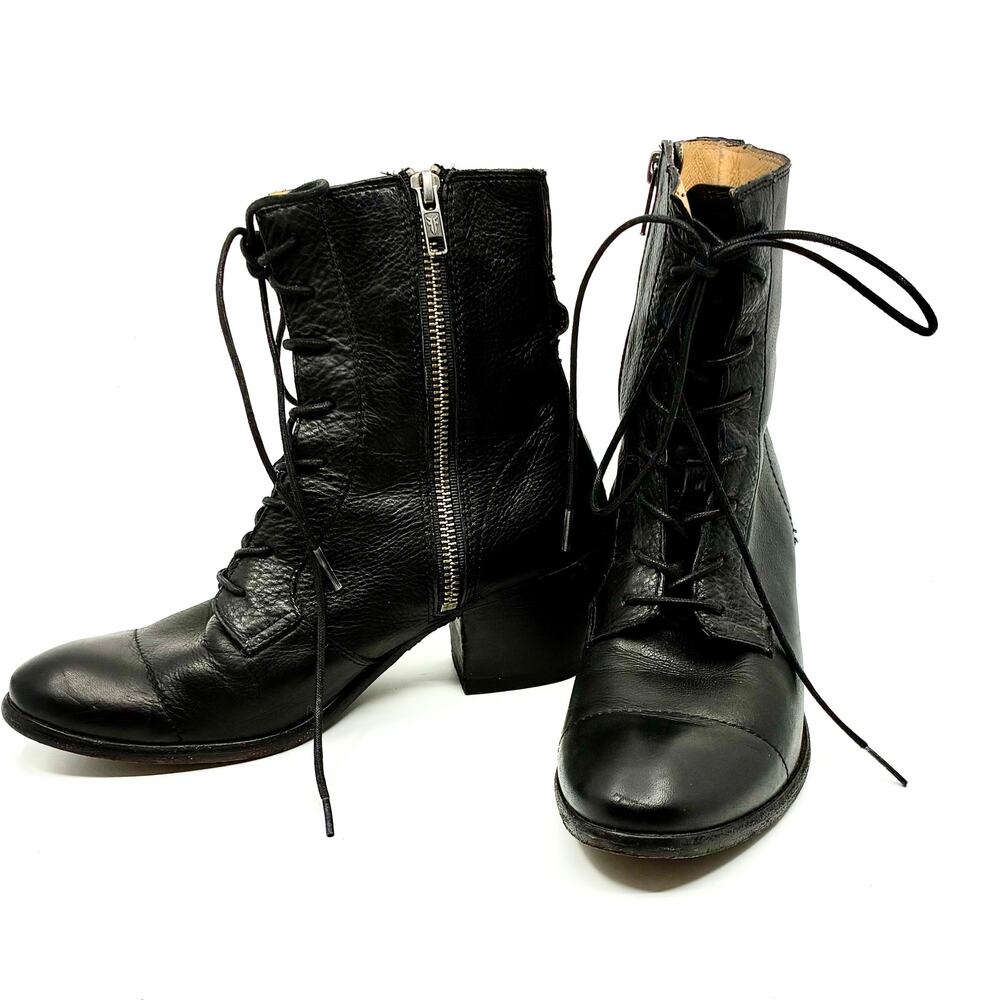 Frye Black Heeled Boots